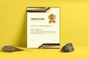 Modern Certificate Design Template Graphic by mristudio · Creative Fabrica