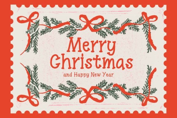 North Pole Christmas Font PNG with transparent background - Preview 4
