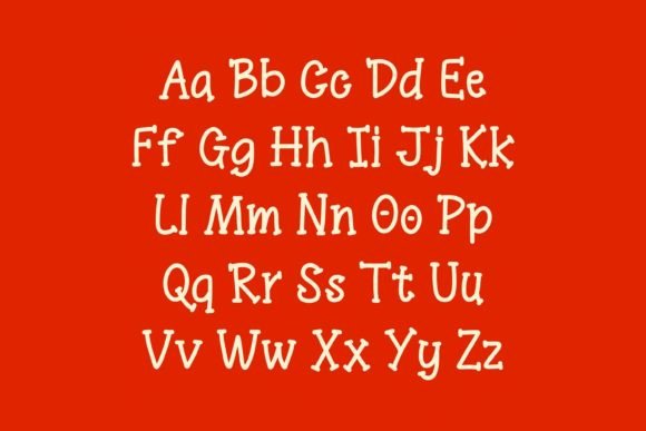 North Pole Christmas Font PNG with transparent background - Preview 5