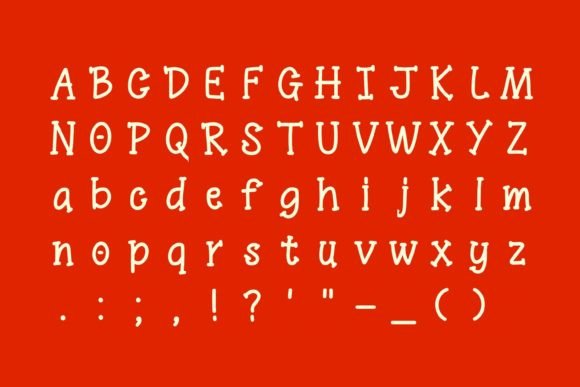North Pole Christmas Font PNG with transparent background - Preview 6