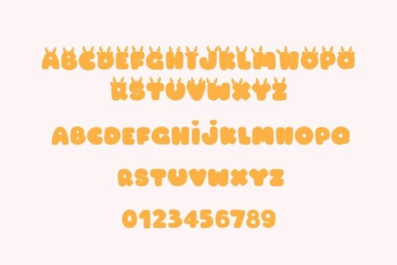 Raindeer Font PNG with transparent background - Preview 3