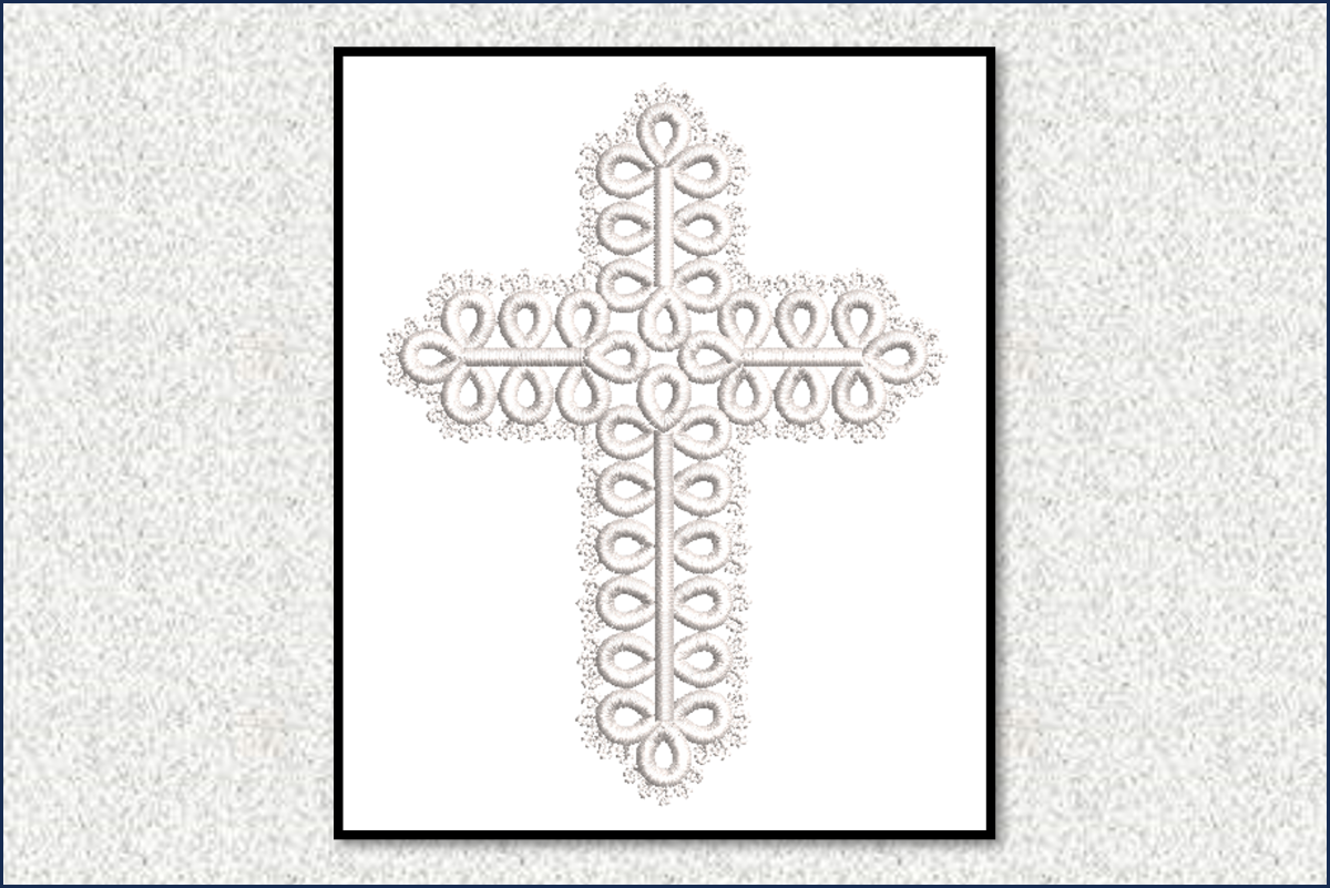 Tatted Cross