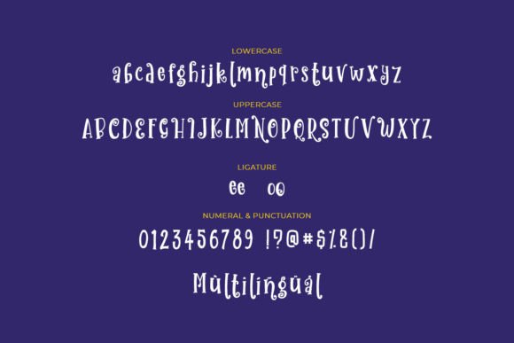 Cikaboo Font PNG with transparent background - Preview 4