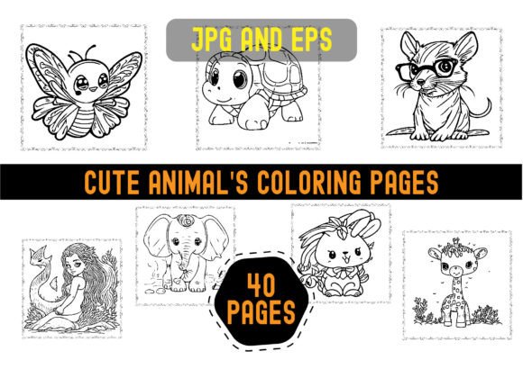 Cute Animal Coloring Pages for Kids