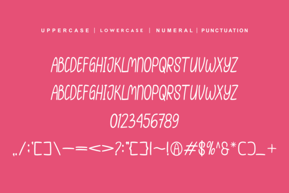 Fancy Drawing Font - Preview 4