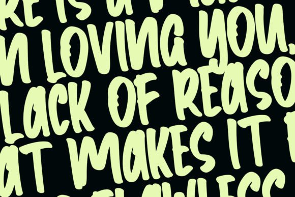Gafyune Font PNG with transparent background - Preview 4