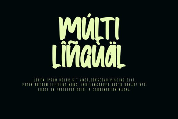 Gafyune Font PNG with transparent background - Preview 6