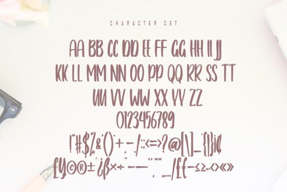 Hollisa Font PNG with transparent background - Preview 5