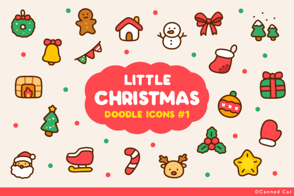 Little Christmas Icons Set