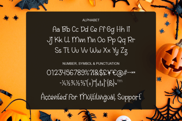 Love Pumpkins Font PNG with transparent background - Preview 5