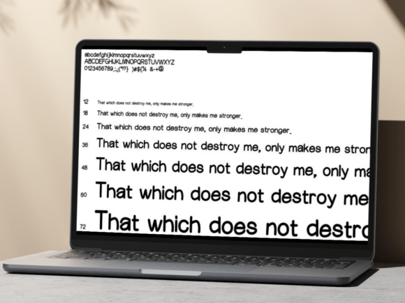 Martnez Font PNG with transparent background - Preview 1