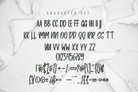 Ramens Font PNG with transparent background - Preview 5