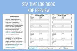 Sea Time Log Book - Canva Template Graphic by BKS Studio · Creative Fabrica