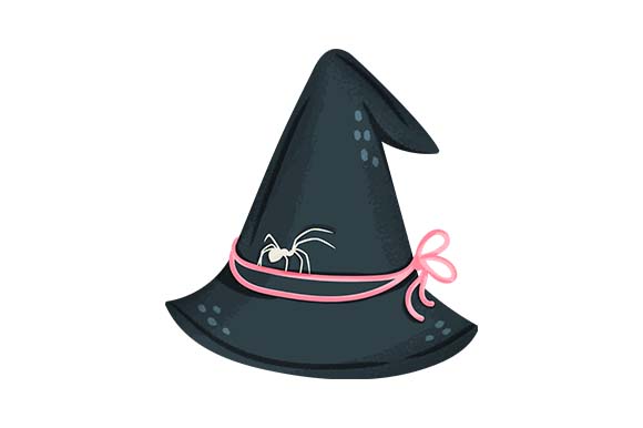Witch Hat with Spider