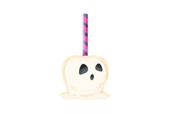 Ghost Candied Apple