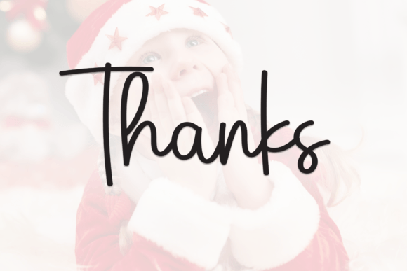 Baby Santa Font PNG with transparent background - Preview 6