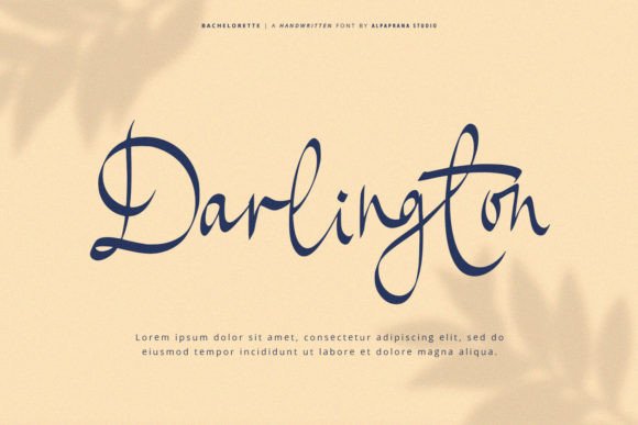 Bachelorette Font - Preview 2