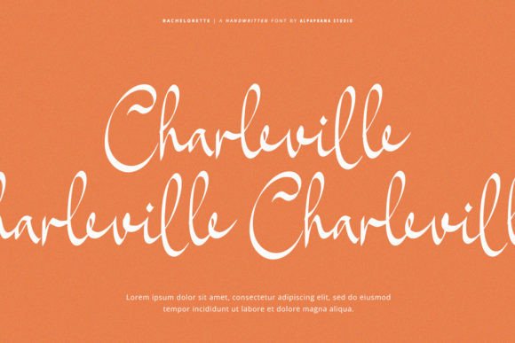 Bachelorette Font - Preview 3