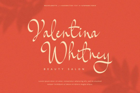 Bachelorette Font - Preview 4