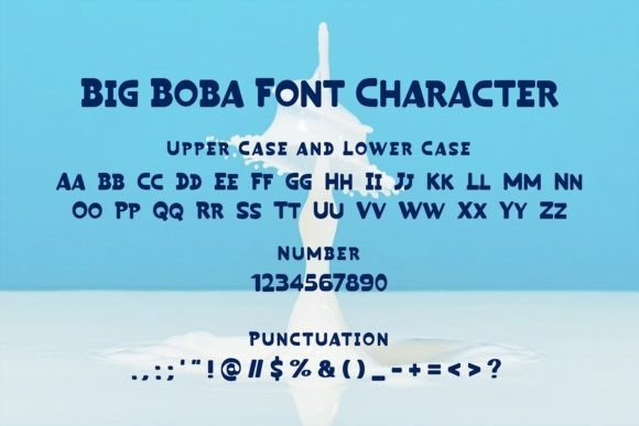 Big Boba Font - Preview 4