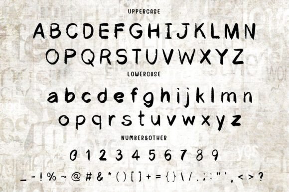 Black Ink Font - Preview 1