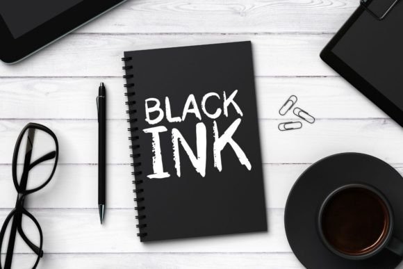 Black Ink Font - Preview 2