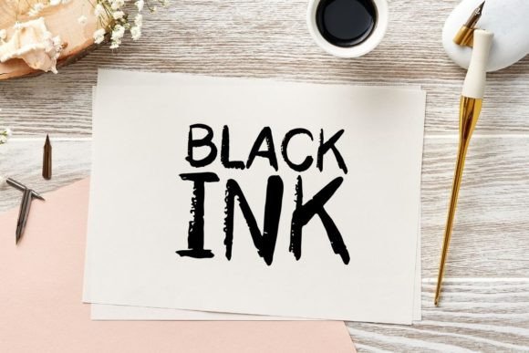 Black Ink Font - Preview 4