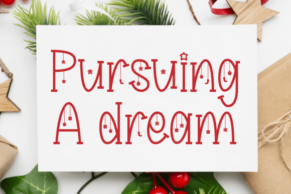 Christmas Awaits Font - Preview 1