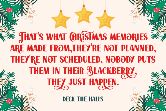 Christmas Beautiful Font - Preview 1