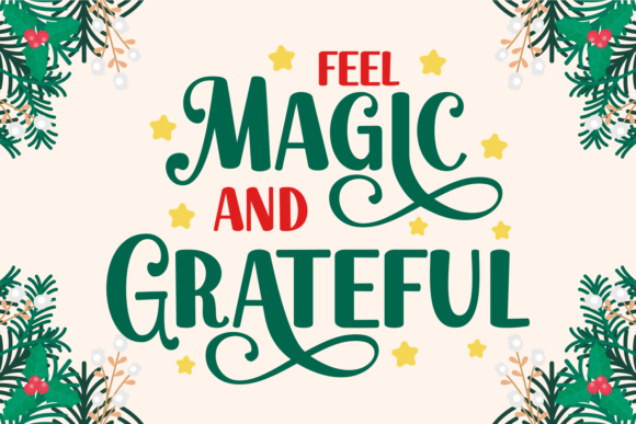 Christmas Beautiful Font - Preview 4