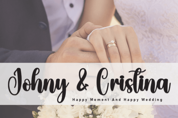 Christmas Blessing Font - Preview 1