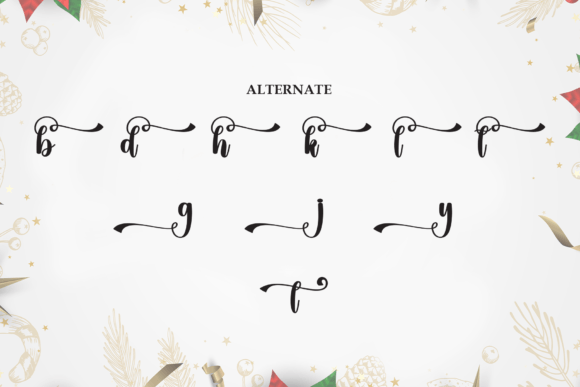Christmas Blessing Font - Preview 6