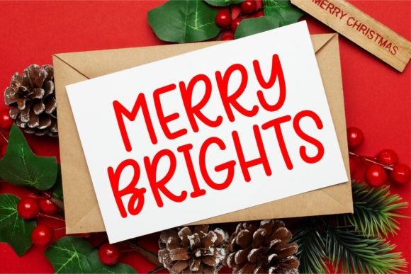 Christmas Holidays Font PNG with transparent background - Preview 1