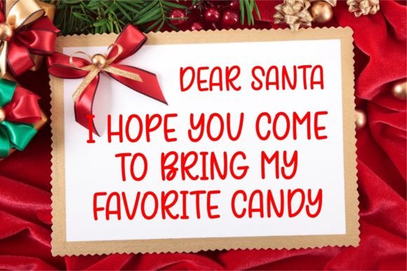 Christmas Holidays Font PNG with transparent background - Preview 3