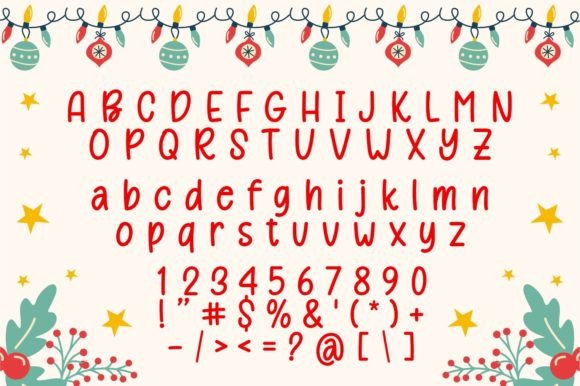 Christmas Holidays Font - Preview 4