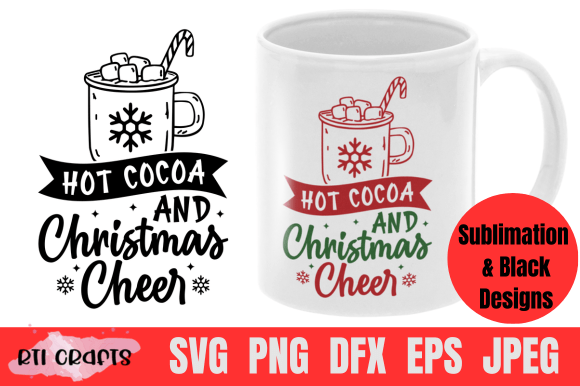 Christmas Svg Hot Cocoa Christmas Chee Graphics