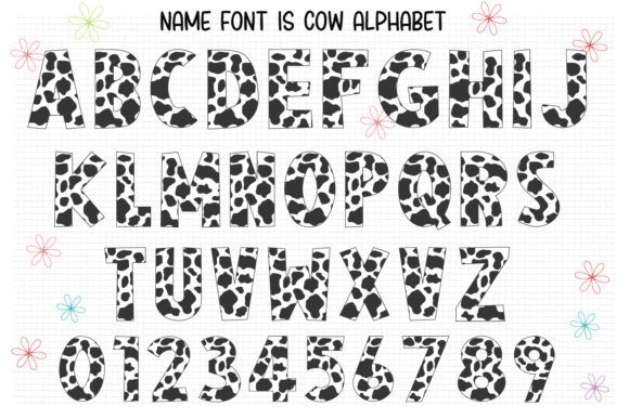 Cow Font - Preview 1
