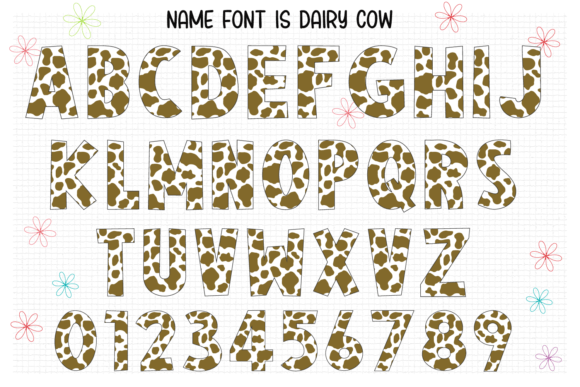 Cow Font - Preview 2