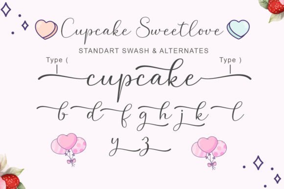Cupcake Delicious Duo Font - Preview 4
