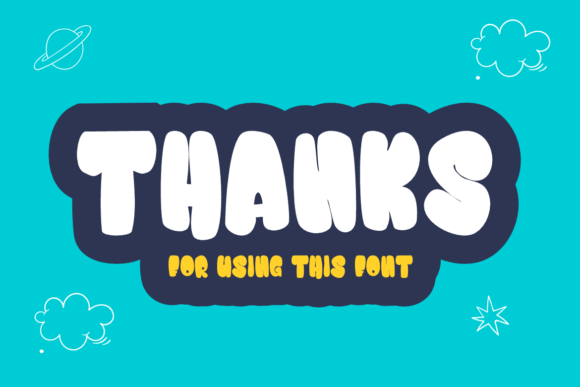 Fancy Smile Font PNG with transparent background - Preview 6