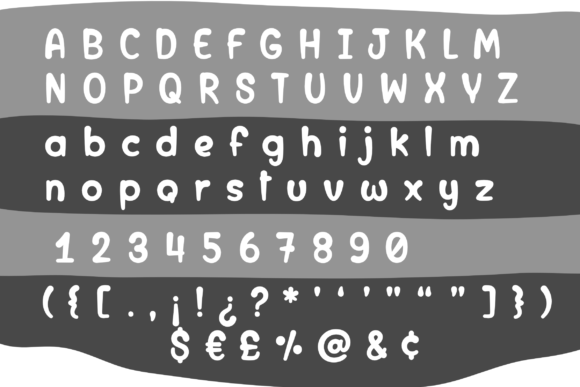 FluffyCandy Font - Preview 4