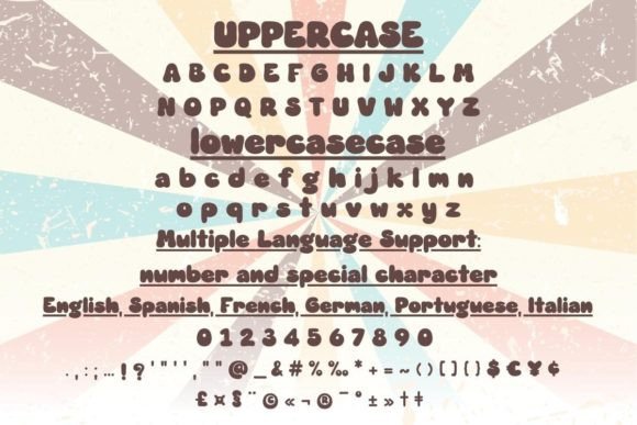 Groovy Retro Font - Preview 4