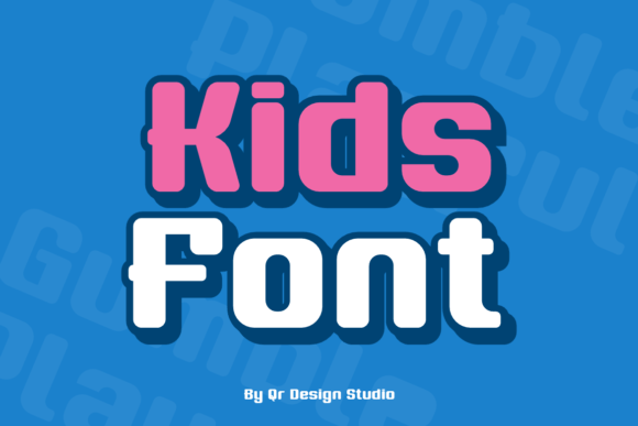 Gumble Playful Font PNG with transparent background - Preview 3