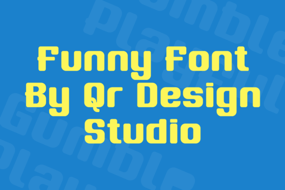 Gumble Playful Font PNG with transparent background - Preview 4
