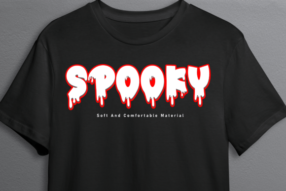 Hello Scary Font PNG with transparent background - Preview 1