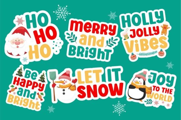 Holly Jolly Christmas Font PNG with transparent background - Preview 1