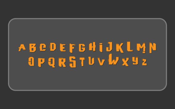 Mentoz Font PNG with transparent background - Preview 1
