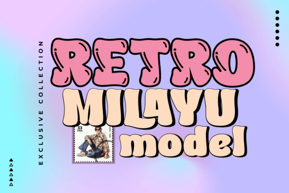 Milayu Font PNG with transparent background - Preview 6