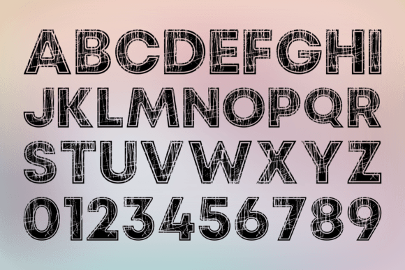Retroo Font PNG with transparent background - Preview 2