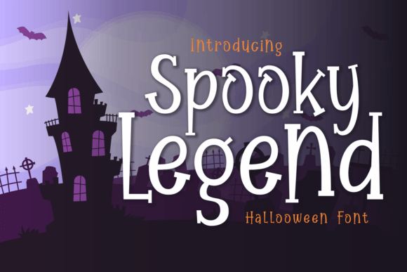 Spooky Legend Font: Playful Handwritten Halloween Typeface for Invitations